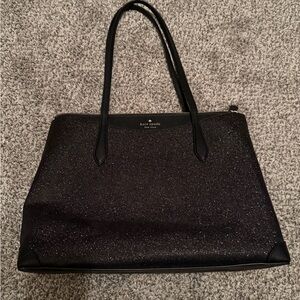 Kate Spade Black Sparkle Tote